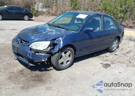 2005 Honda Civic Ex из США, поврежденный, VIN 2HGES26785H590971